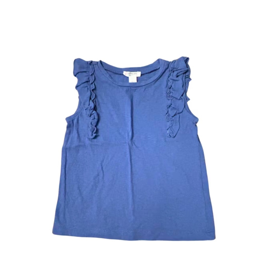JCrew Crewcuts Ruffle Tank, XS (4-5)